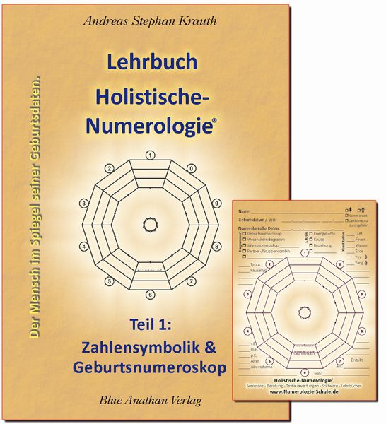 Lehrbuch Holistische Numerologie Teil 1 mit Block