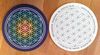 Glas-Untersetzer mit Blume des Lebens 10 St. RF Glas-Untersetzer mit Blume des Lebens 10 St. RF